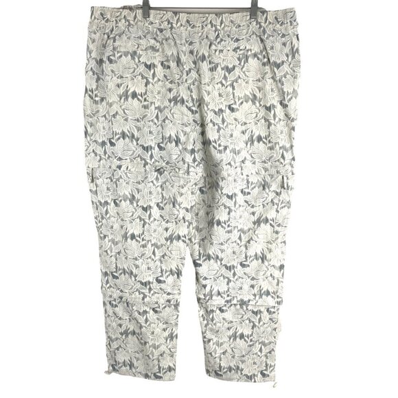 Athleta Trekkie Convertible Hike Pants‎ Size 22 Floral Ripstop NWT PT-2093 - Picture 6 of 16